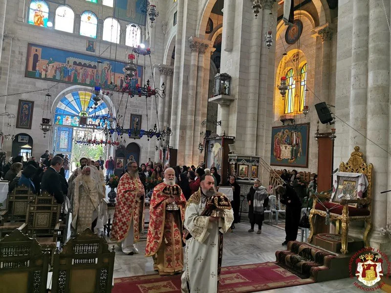 The Feast of the Holy New Martyr Philoumenos the Hagiotaphite at the Greek Orthodox Patriarchate of Jerusalem