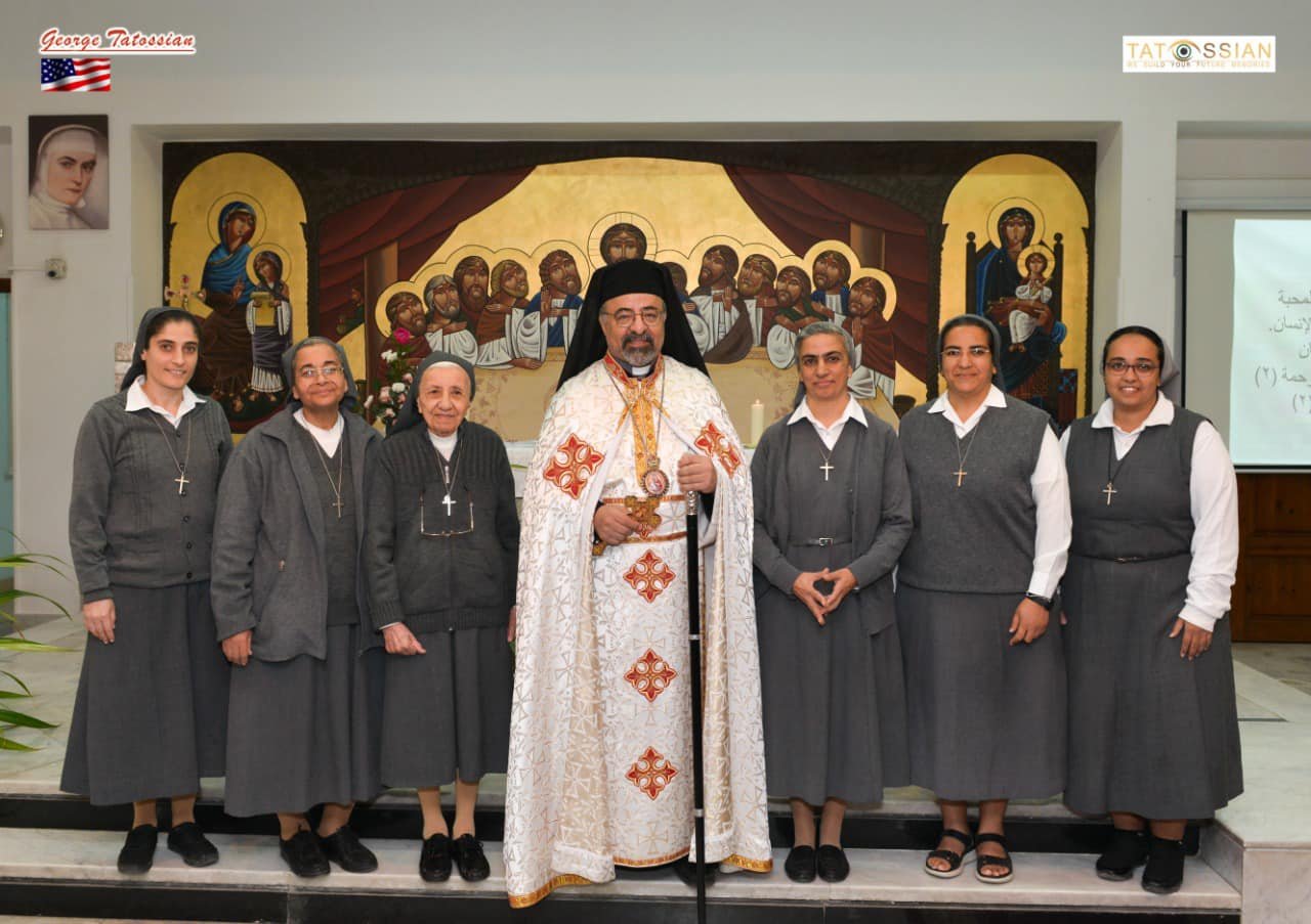 غبطة البطريرك الأنبا إبراهيم إسحق يحتفل بذكرى ميلاد القدّيسة جان أنتيد