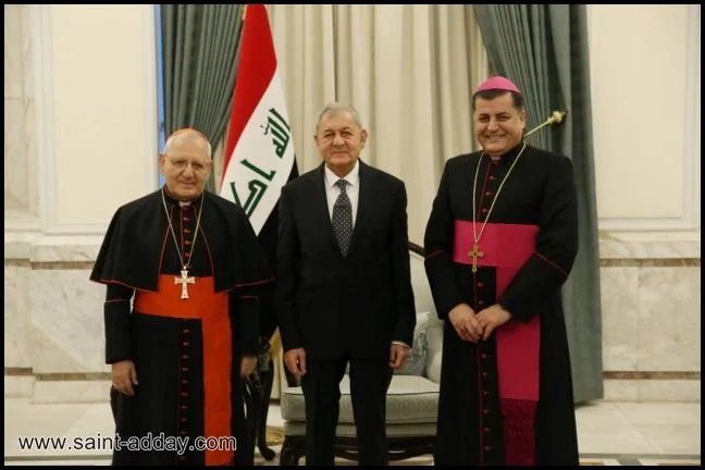 رئيس جمهوريّة العراق يستقبل غبطة بطريرك الكلدان في العراق والعالم الكاردينال لويس روفائيل ساكو