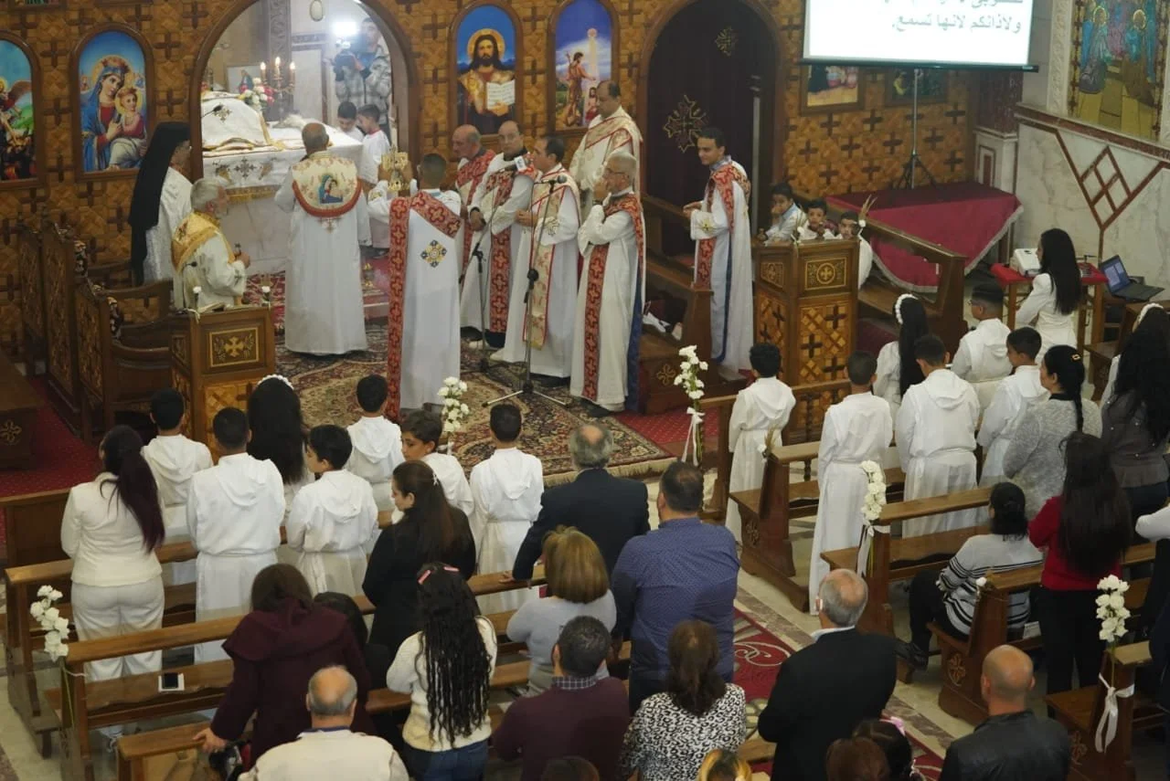 غبطة البطريرك الأنبا إبراهيم إسحق يحتفل بعيد الحبل بلا دنس وذكرى تأسيس كنيسة السيّدة العذراء في غيط العنب بالإسكندريّة