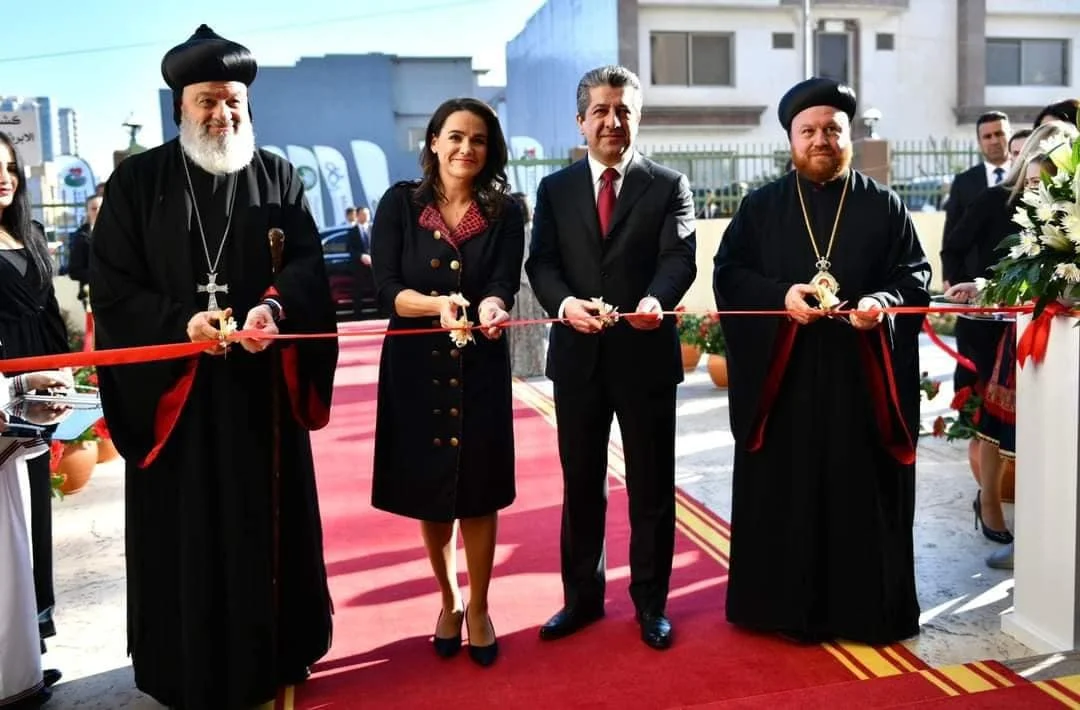 His Holiness Patriarch Mor Ignatius Aphrem II Inaugurates Meltho International School in Erbil
