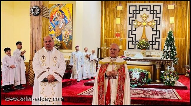 غبطة البطريرك لويس روفائيل ساكو يحتفل بالقداس بالعام الجديد 2023