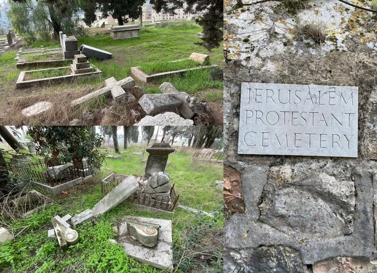 The Episcopal Diocese of Jerusalem Issues a Statement on the Recent Vandalism and Desecration of the Protestant Cemetery on Mt. Zion 