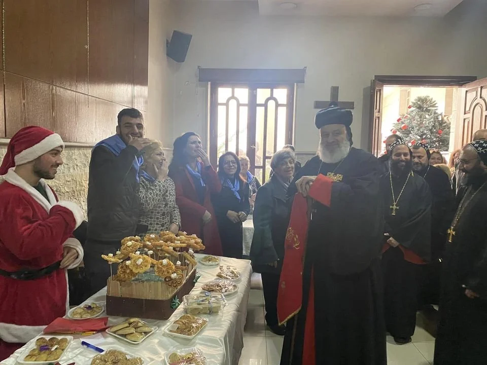 His Holiness Patriarch Mor Ignatius Aphrem II Inaugurates the Charity Bazaar of the "Emanuel Family" in Damascus