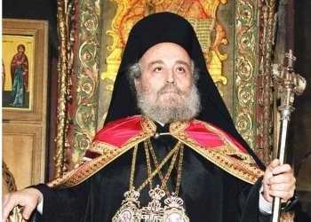 His Beatitude the Former Patriarch of Jerusalem Eirinaios Has Slept in the Lord
