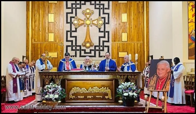 غبطة البطريرك الكاردينال لويس روفائيل ساكو يترأّس القدّاس الجنائزي لقداسة البابا بندكتوس 16 في بغداد