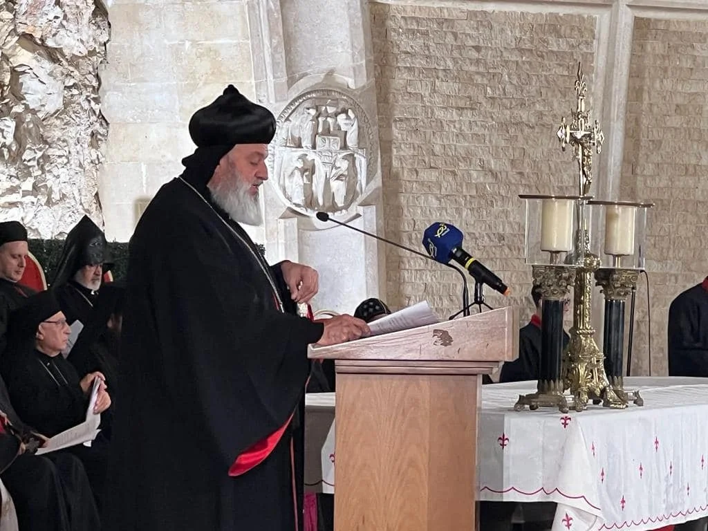 His Holiness Patriarch Mor Ignatius Aphrem II Participates in a common Prayer on the Conclusion of the Week of Prayer for Christian Unity