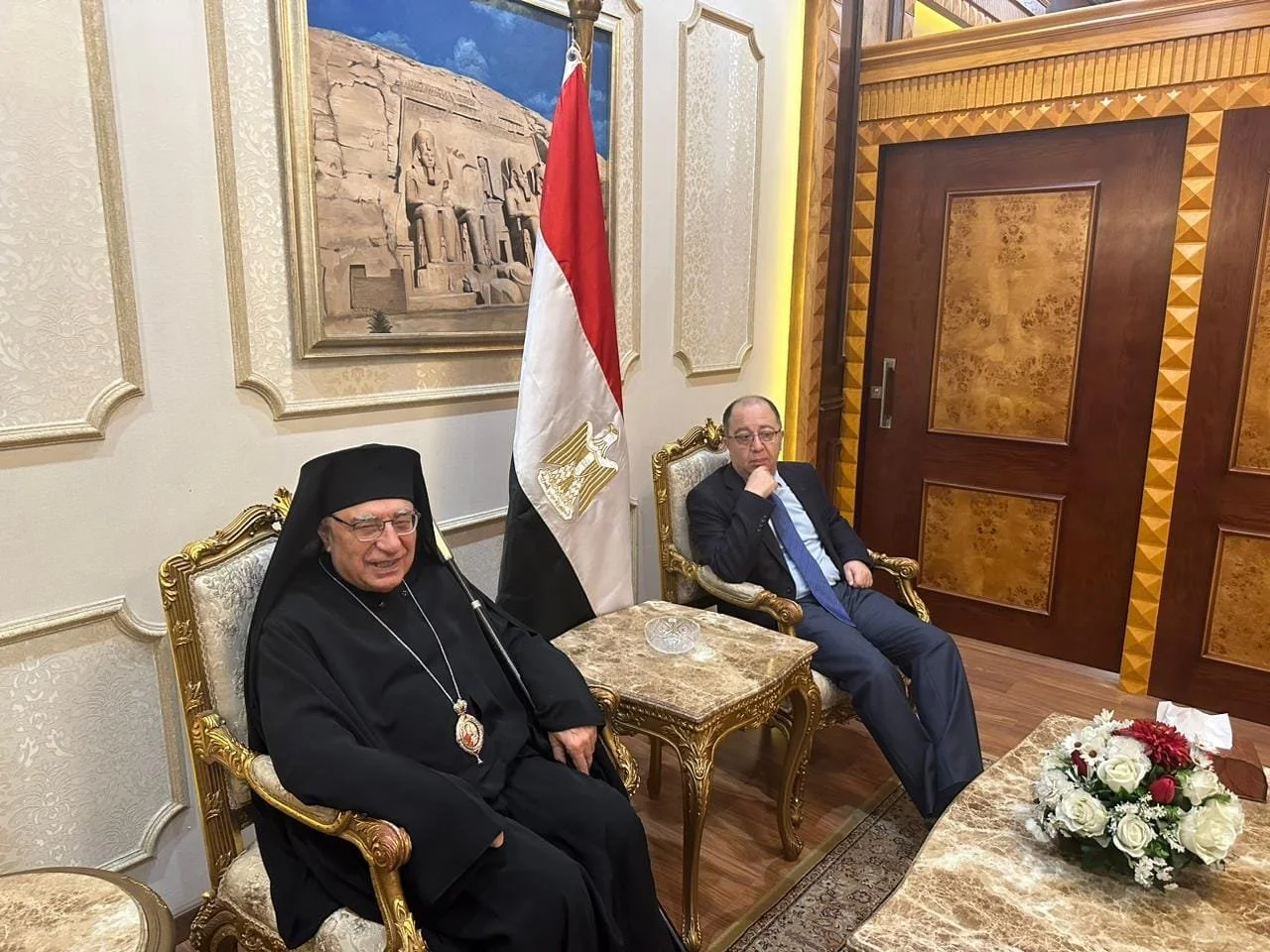 غبطة البطريرك يوسف العبسي يصل إلى القاهرة لبدء زيارته الرعويّة