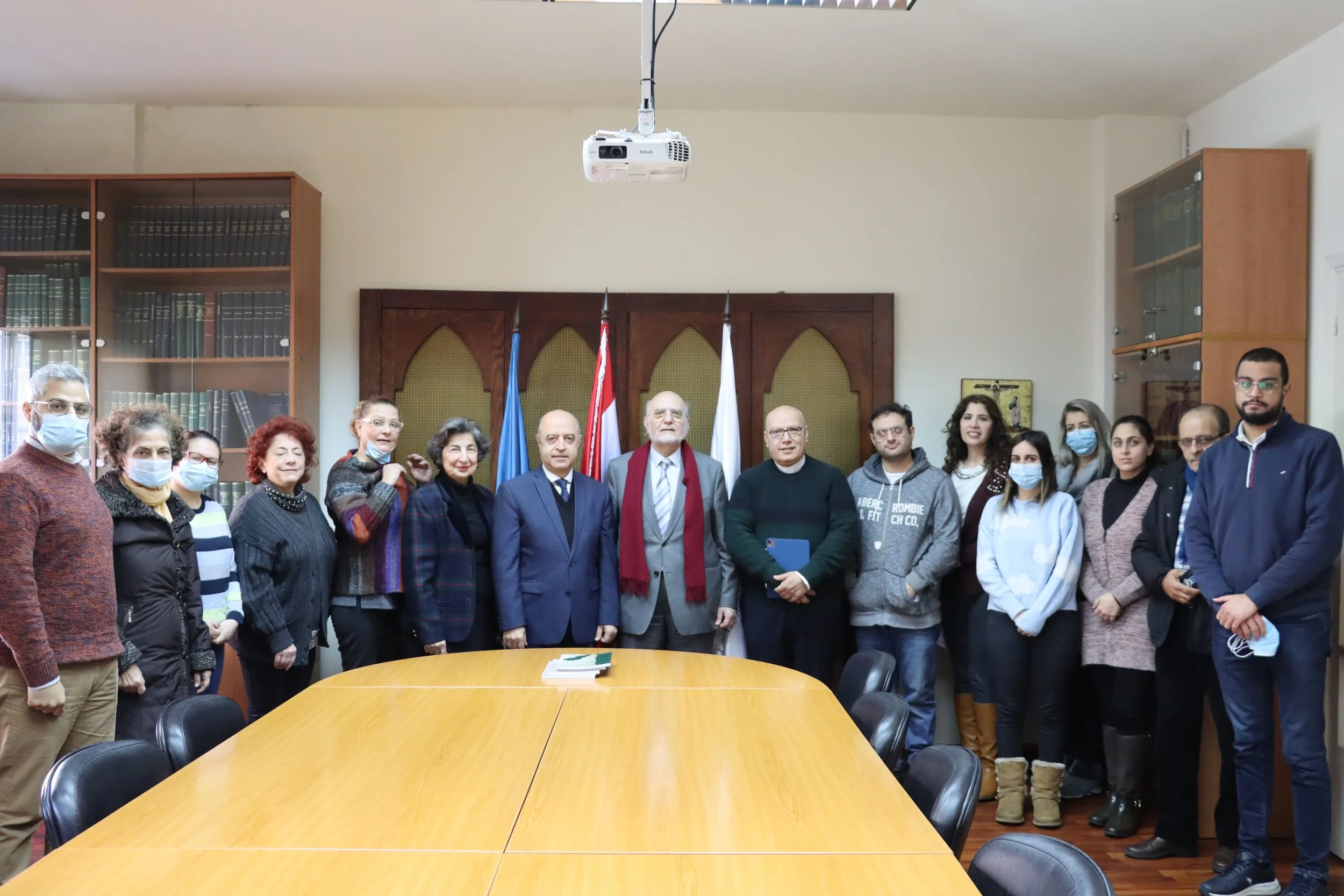 القسّ الدكتور بول هايدوستيان في زيارة إلى مجلس كنائس الشرق الأوسط