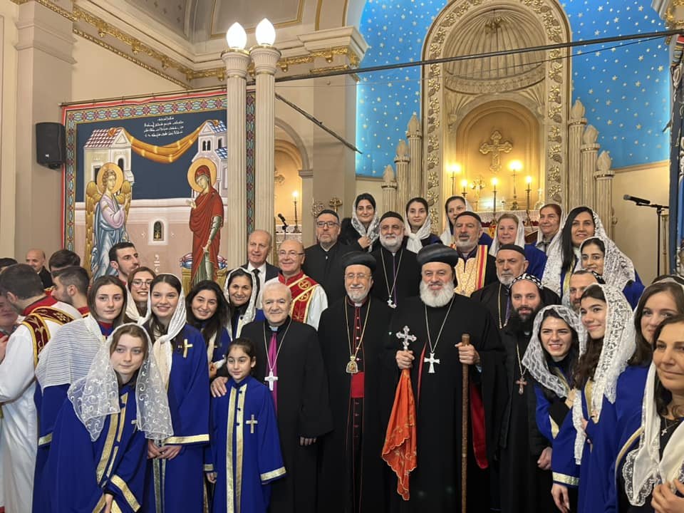 His Holiness Patriarch Mor Ignatius Aphrem II Visits the Saint Mary Church in Istanbul