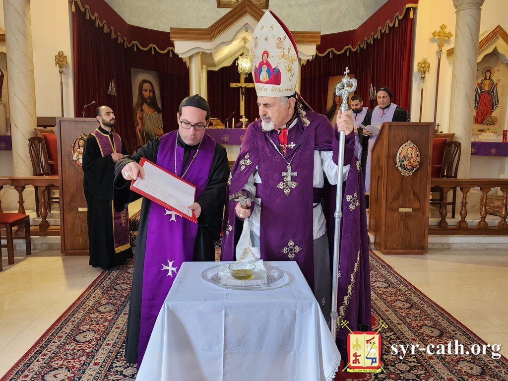 غبطة البطريرك مار اغناطيوس يوسف الثالث يونان يحتفل برتبة الشوبقونو (المسامحة)