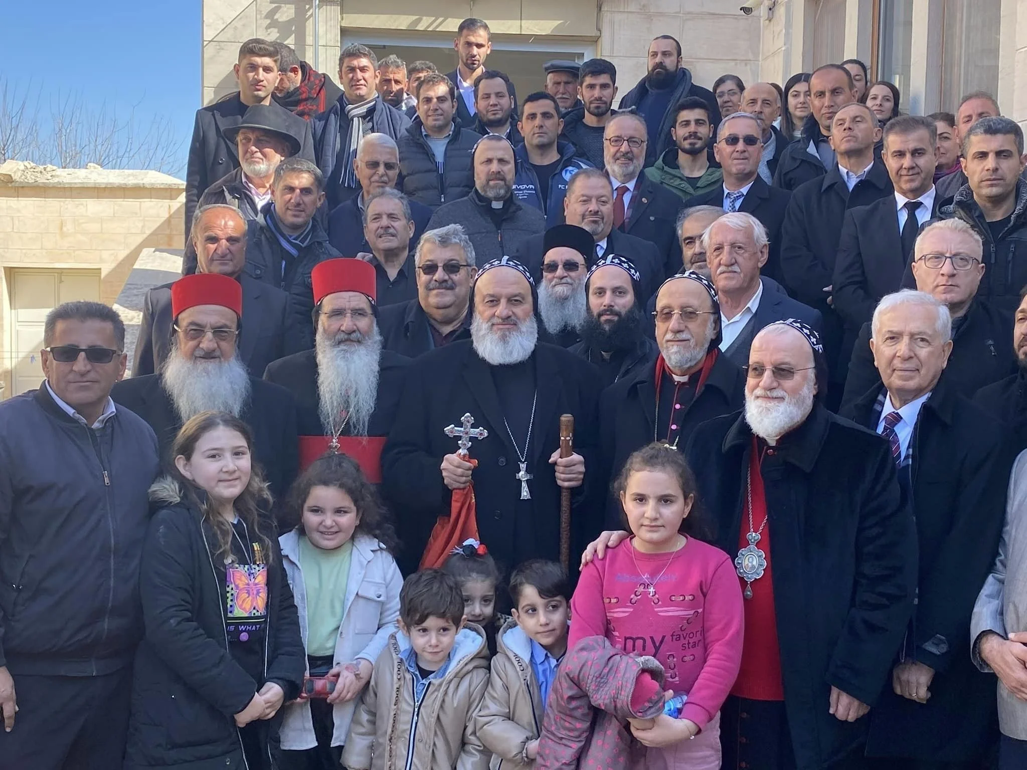 His Holiness Patriarch Mor Ignatius Aphrem II visited the St. Peter and St. Paul Cathedral in Adiyaman