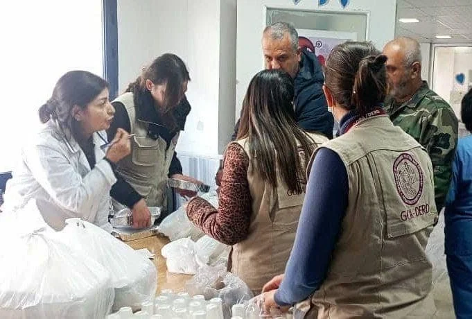 Under the Directives of His Beatitude Patriarch John X, GOPA-DERD Pursues its Relief Work in Syria