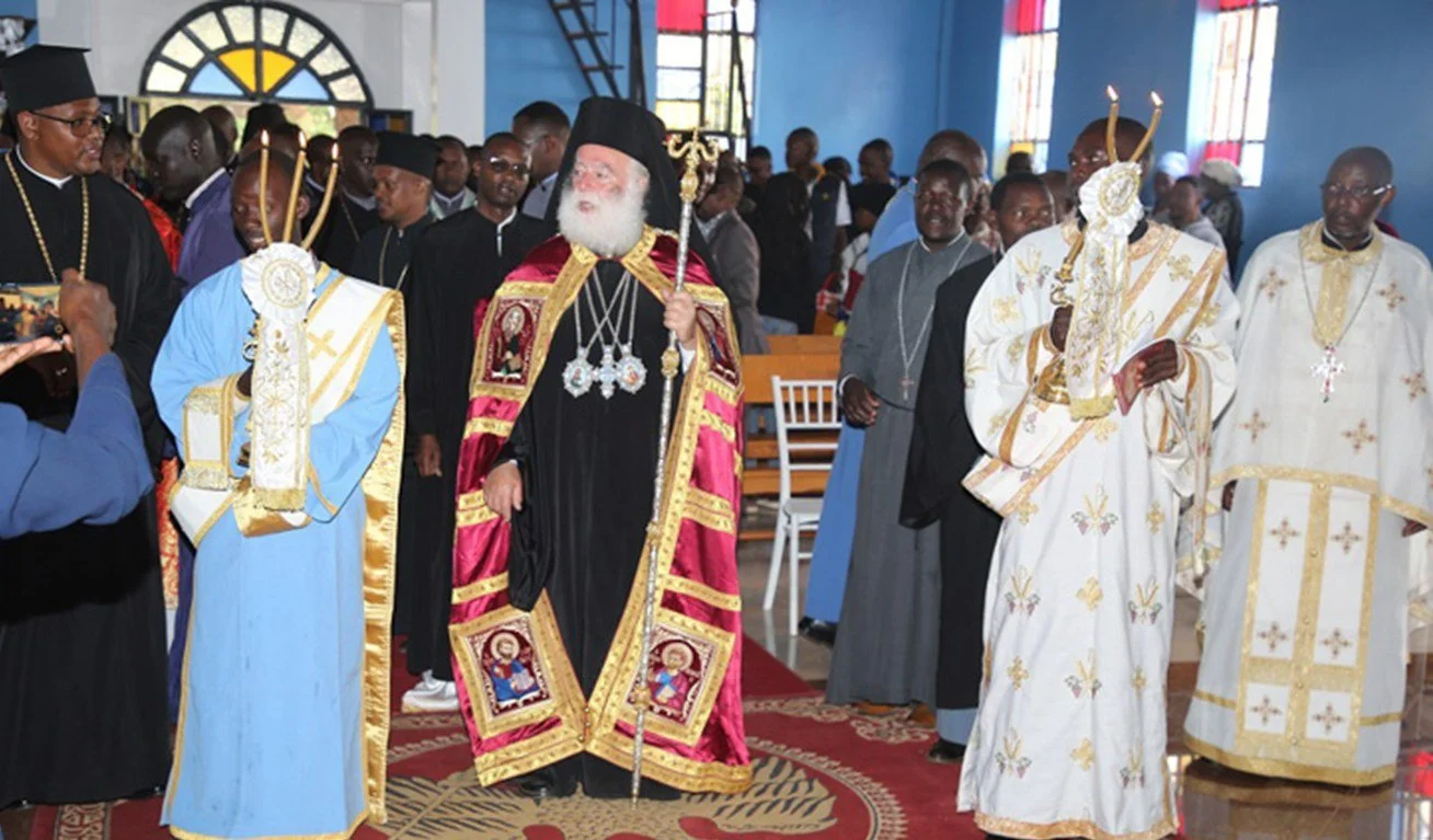 إحتفال غبطة البابا ثيودروس الثاني بعيد شفيعه القدّيس ثيودروس التيروني قائد الجيش