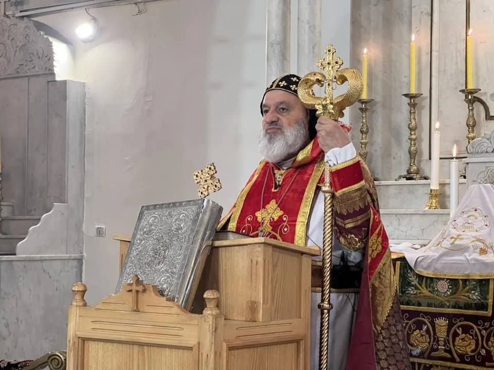 His Holiness Patriarch Mor Ignatius Aphrem II Celebrates the Holy Qurobo on the Occasion of the Sunday of the Miracle of Cana