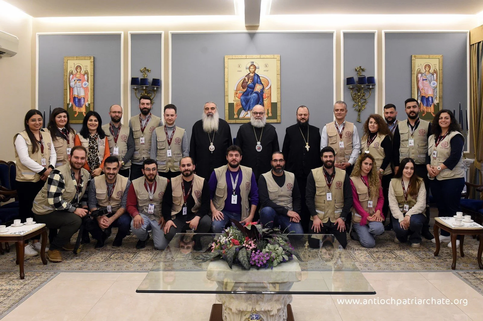 غبطة البطريرك يوحنّا العاشر يلتقي فريق دائرة العلاقات المسكونية والتنمية في اللاذقية 