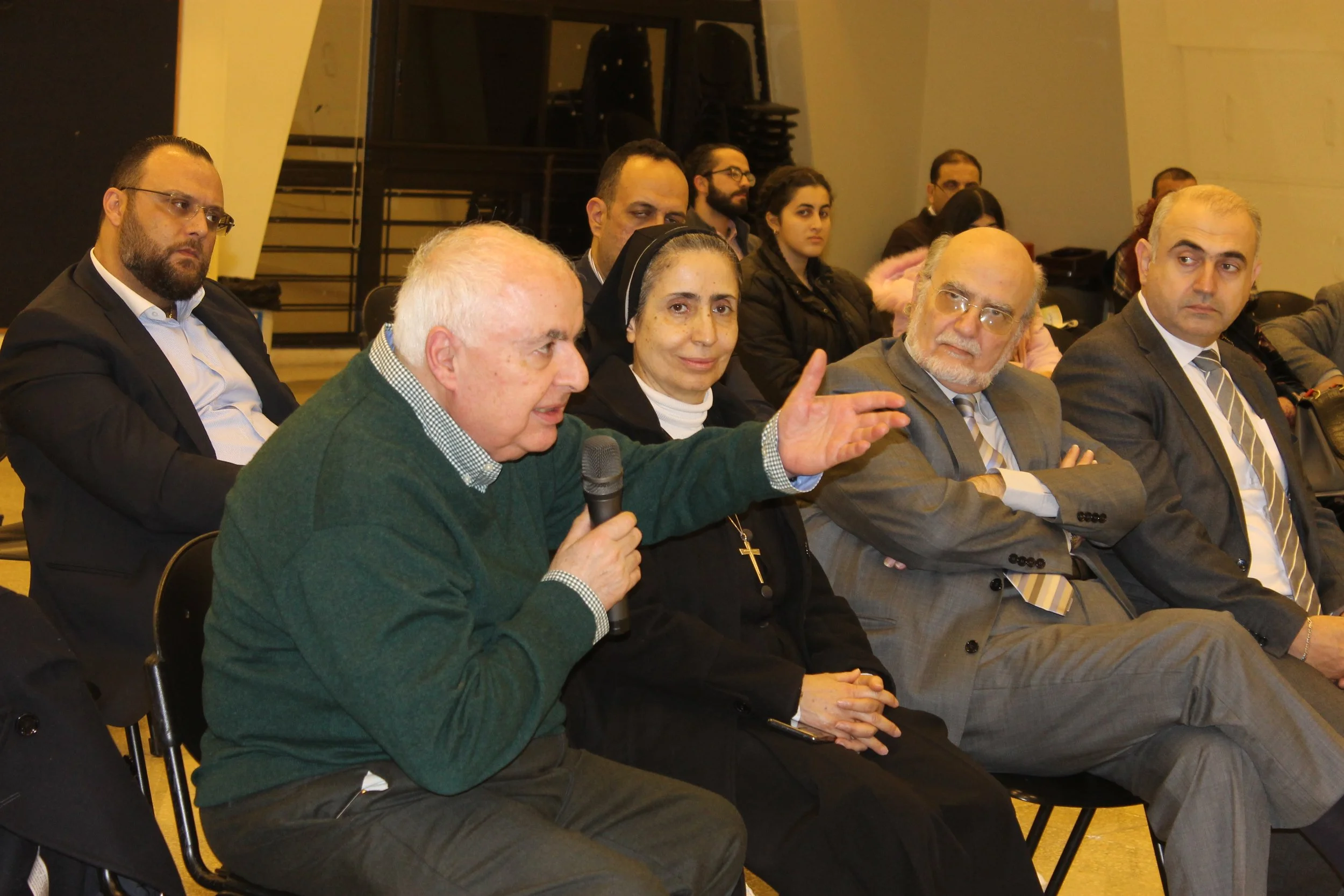 الأمين العام لمجلس كنائس الشرق الأوسط د. ميشال عبس يشارك في محاضرة حول الإرشاد الرسوليّ، 