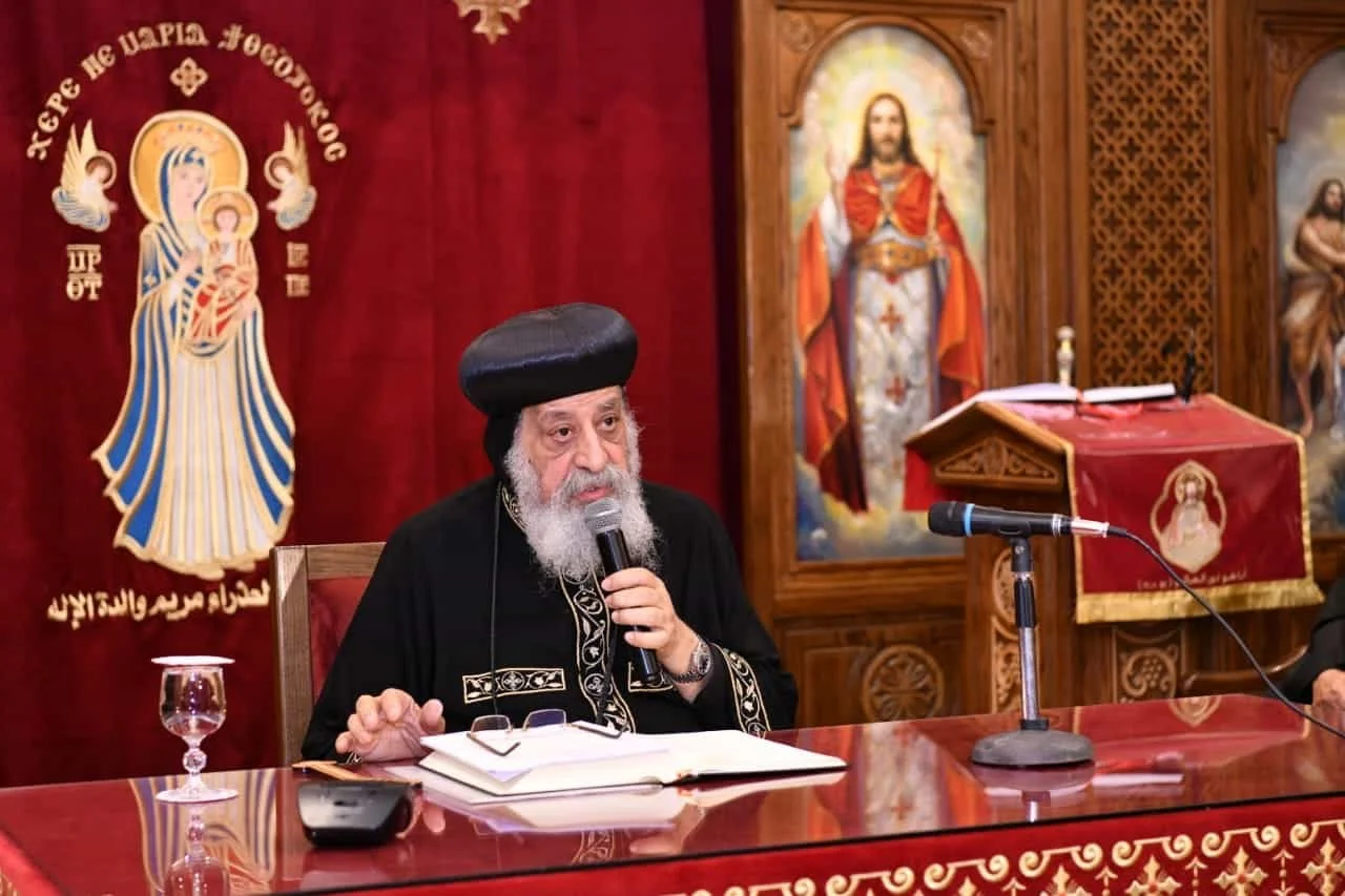 عيد الصّليب وعيد الأمّ وتذكار "البابا شنودة" و"أبونا بيشوي كامل" في عظة اجتماع الأربعاء لقداسة البابا تواضروس الثاني