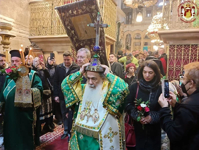 الإحتفال بأحد السجود للصّليب الكريم في بطريركيّة الرّوم الأرثوذكس المقدسيّة