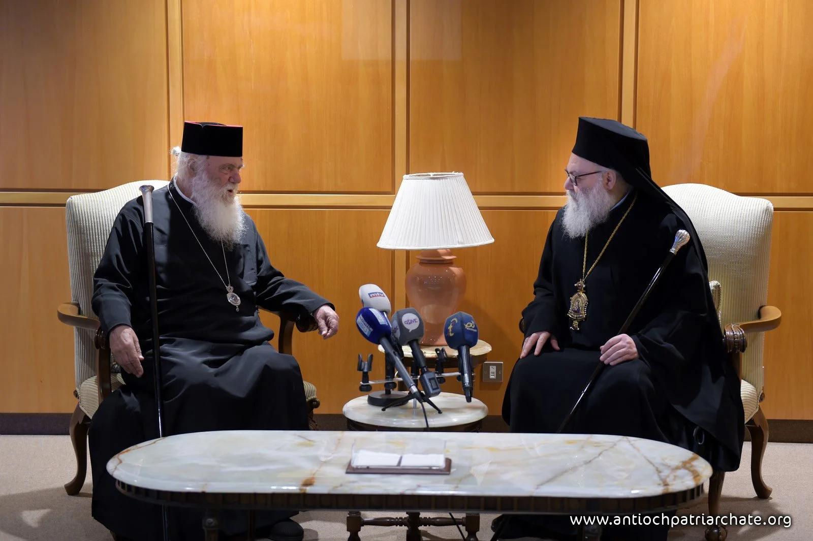His Beatitude Patriarch John X Receives 
