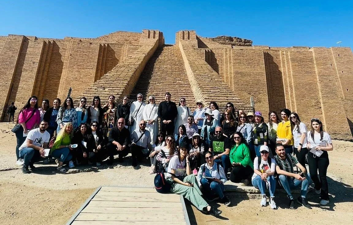 لجنة الشبيبة الكاثوليكيّة في بغداد التابعة للكنيسة البطريركيّة الكلدانيّة تقيم رحلة حجّ إلى أور والبصرة