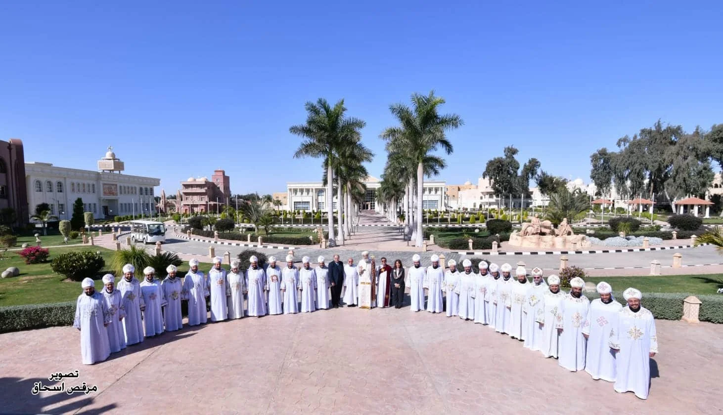 His Holiness Pope Tawadros II Participates in the Church Administration and Development Course for the New Priests in LOGOS, Egypt