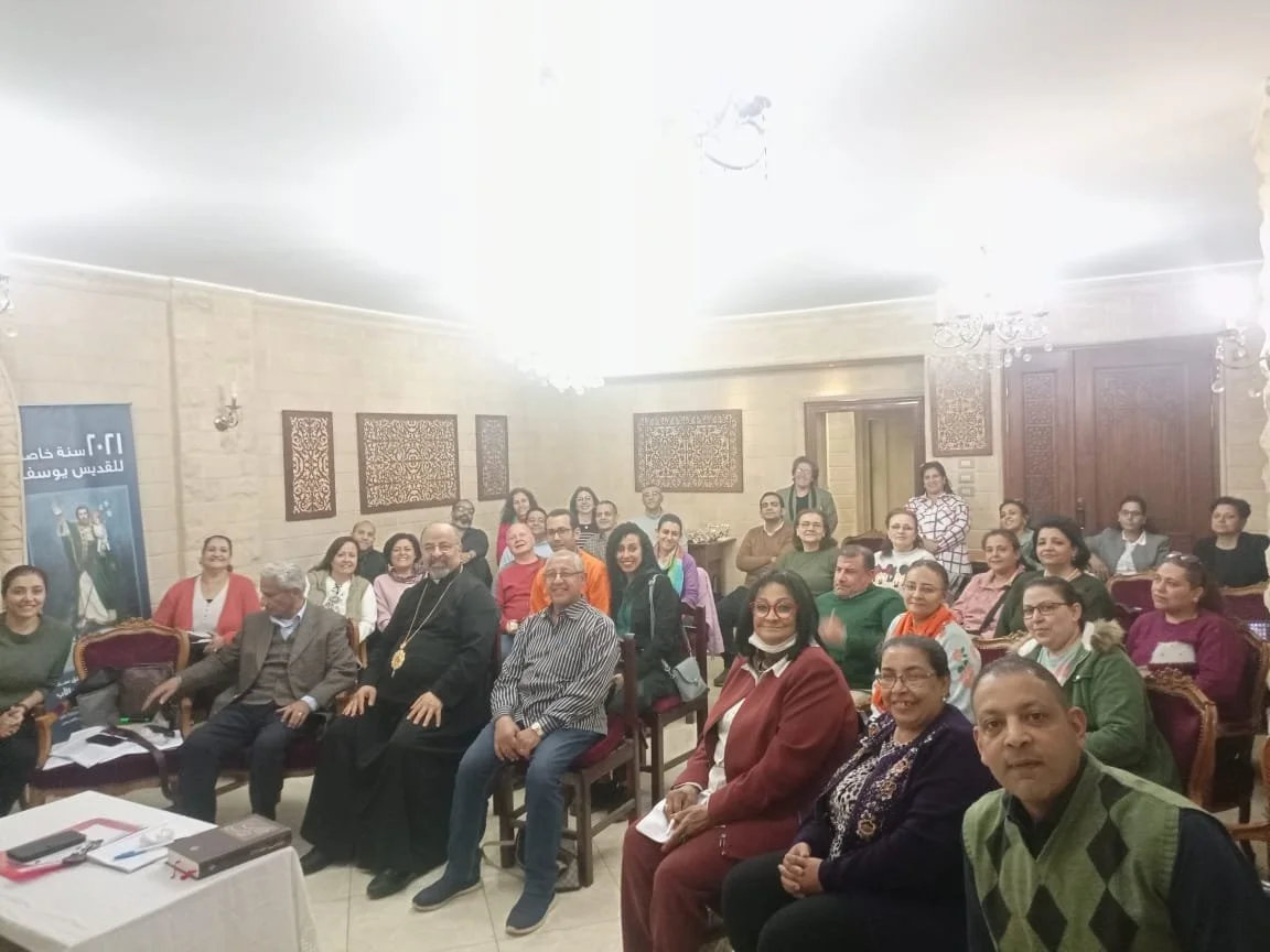 غبطة البطريرك الأنبا إبراهيم إسحق يستقبل خدّام اجتماعات الأسرة لبدء دورة إعداد القادة