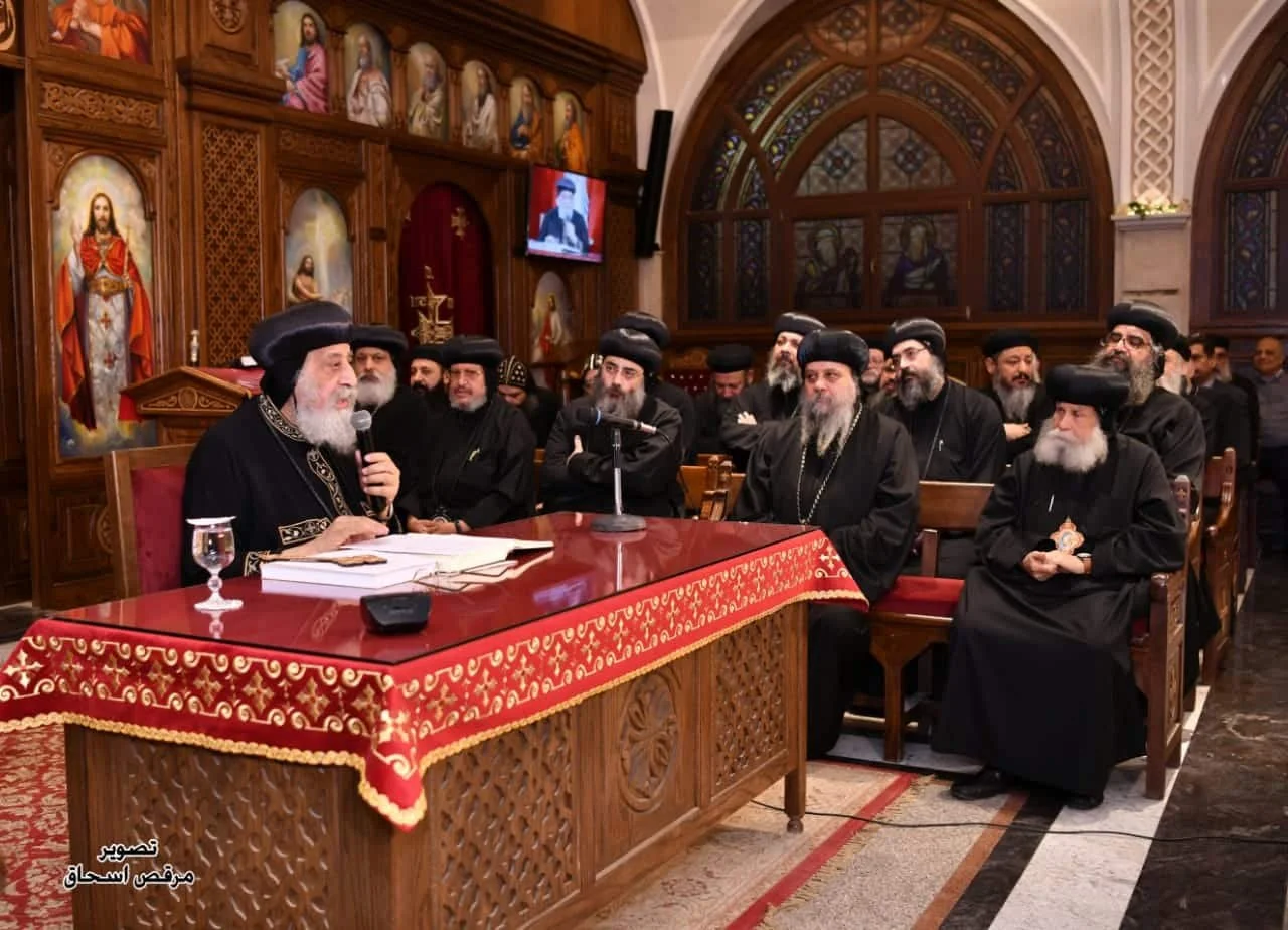 قداسة البابا تواضروس الثاني يلقي عظته الأسبوعيّة في اجتماع الأربعاء الأسبوعي