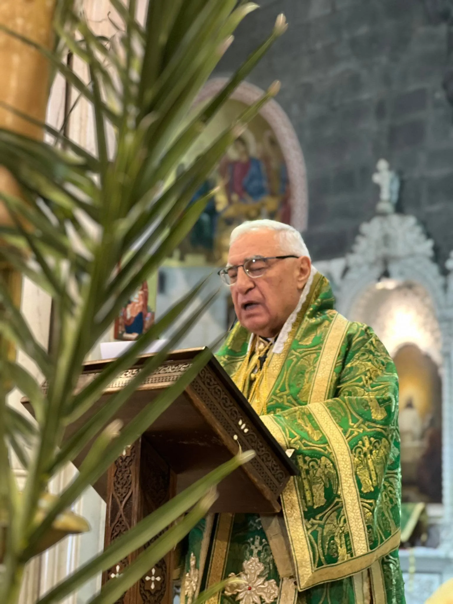 عظة غبطة البطريرك يوسف العبسي لمناسبة عيد الشعانين