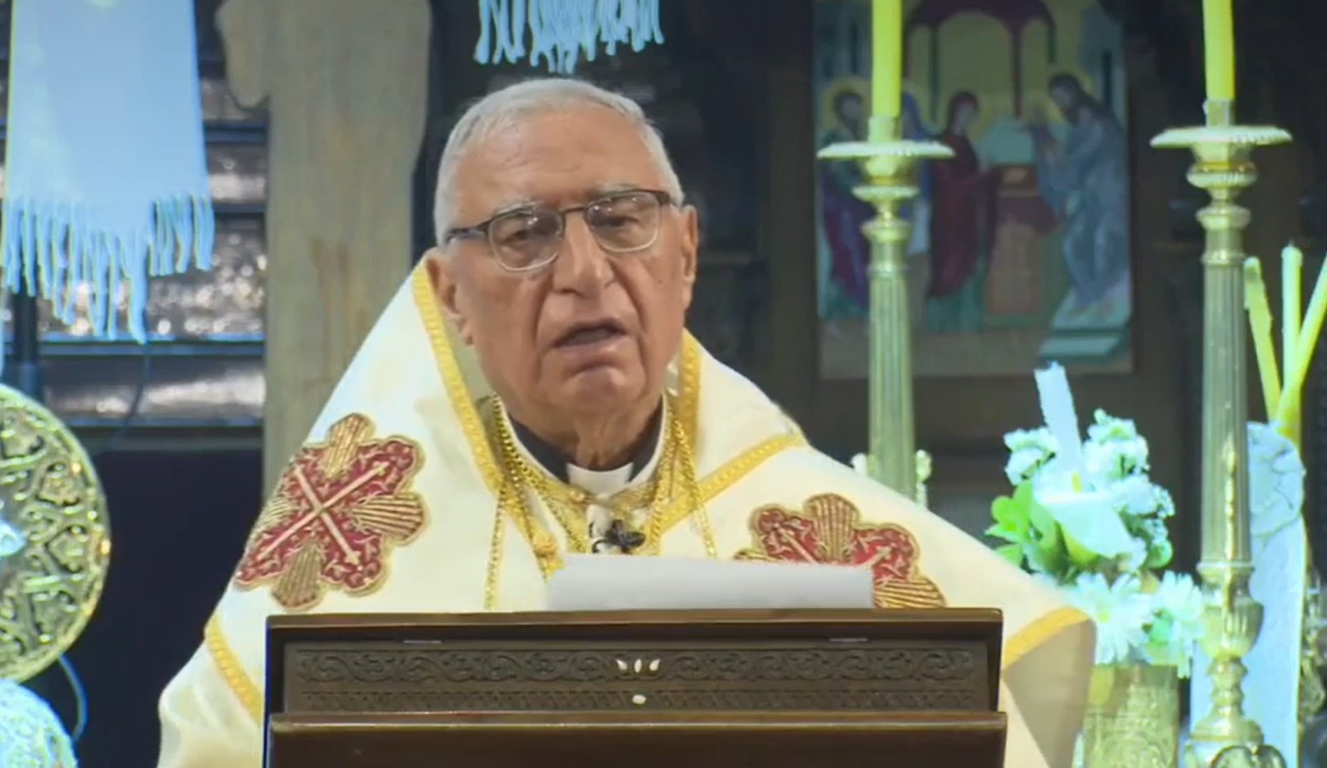 عظة غبطة البطريرك يوسف العبسي في أحد القيامة 2023