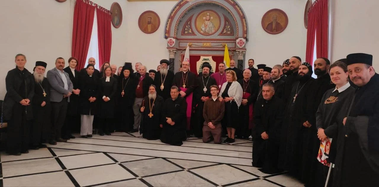 The Heads of Churches in Jerusalem exchange Easter greetings