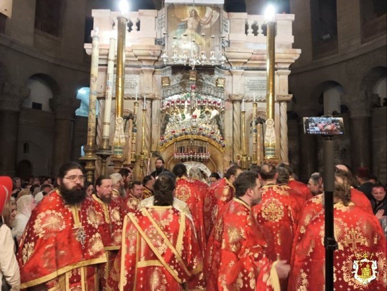The Vigil Of The Resurrection At The Greek Patriarchate of Jerusalem