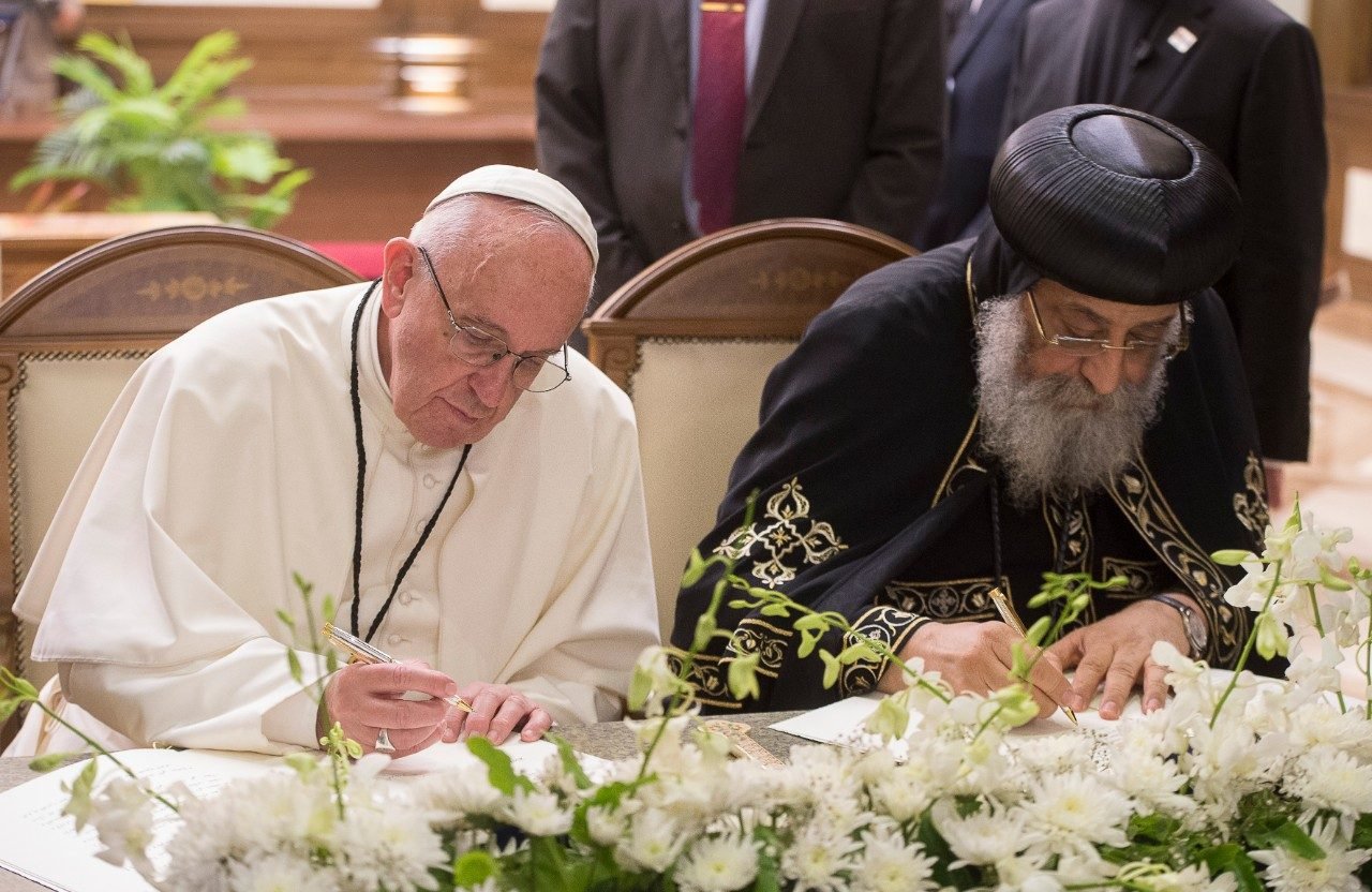 His Holiness Pope Tawadros II Visit Rome to Mark 50 Years since Historic Coptic-Catholic Agreement