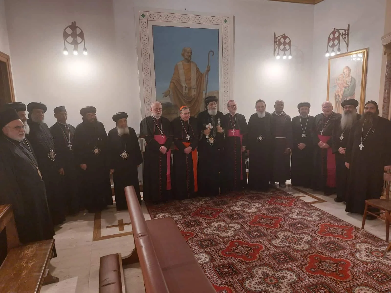 His Holiness Pope Tawadros II Visits the Pontifical Ethiopian College in the Vatican City