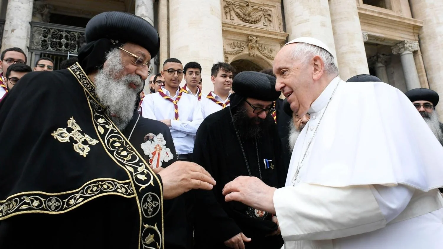 قداسة البابا فرنسيس يحيّي قداسة البابا تواضروس الثاني ويشكره على زيارته وجهوده من أجل الصّداقة المتنامية بين الكنيستين