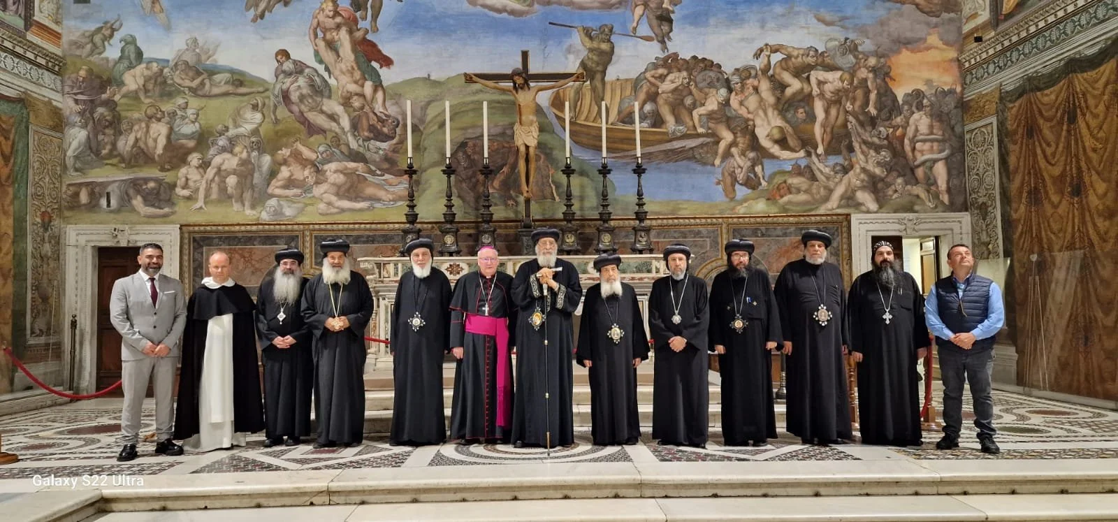 His Holiness Pope Tawadros II Visits the Vatican Museum and the Sistine Chapel