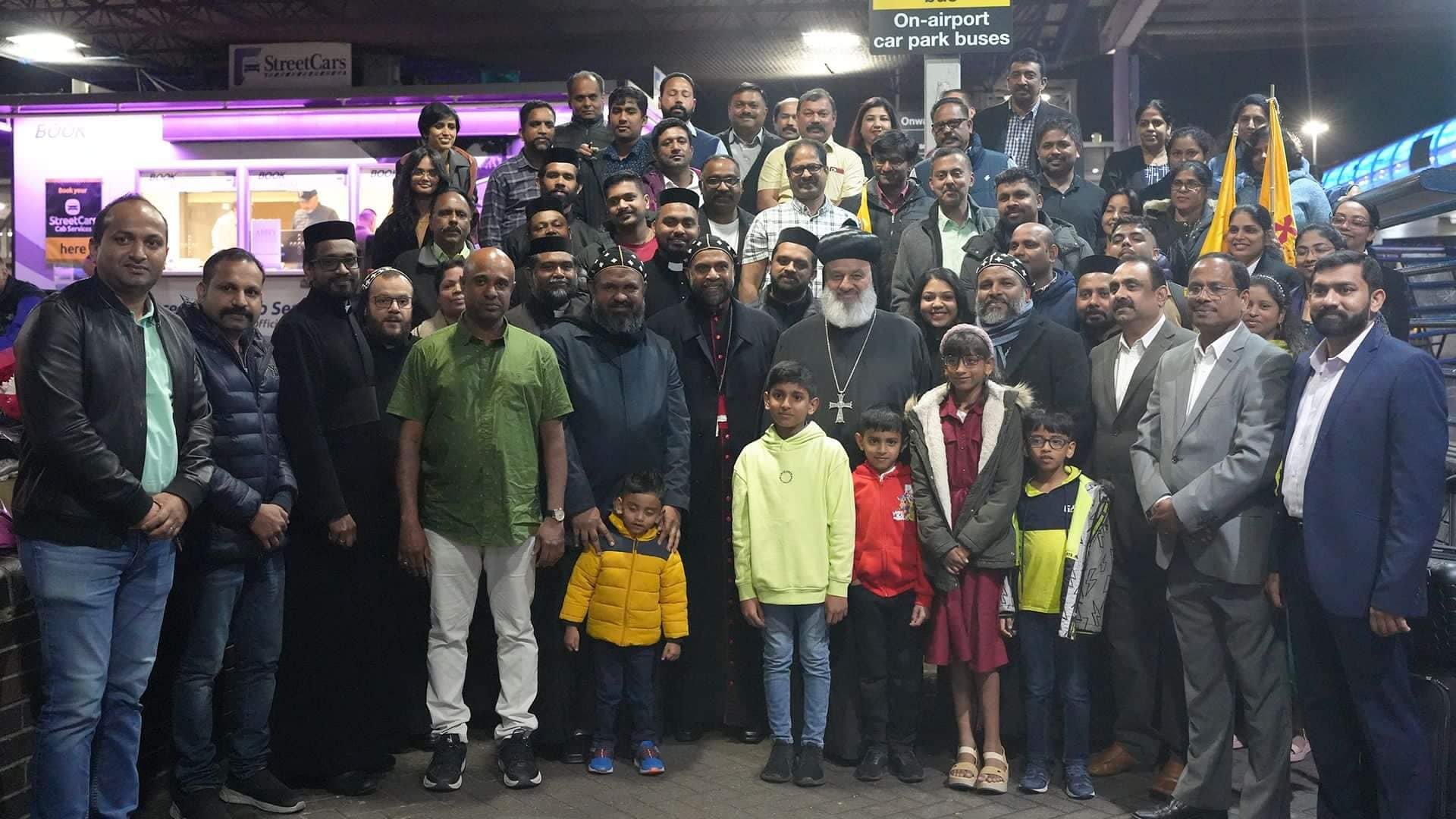 His Holiness Patriarch Mor Ignatius Aphrem II Arrives to Manchester 