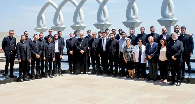 His Beatitude Patriarch Pierbattista Pizzaballa Visits the Redemptoris Mater Seminary in Galilee