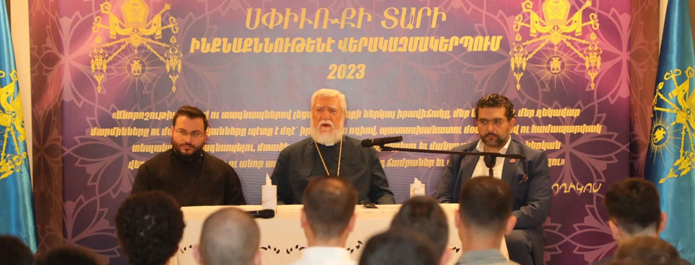 His Holiness Catholicos Aram I Meets With Kuwaiti Armenian Youth