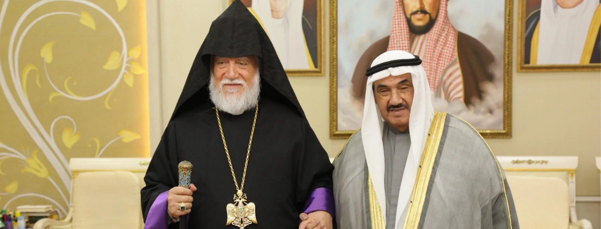 His Holiness Catholicos Aram I Meets With The Former Prime Minister Of Kuwait