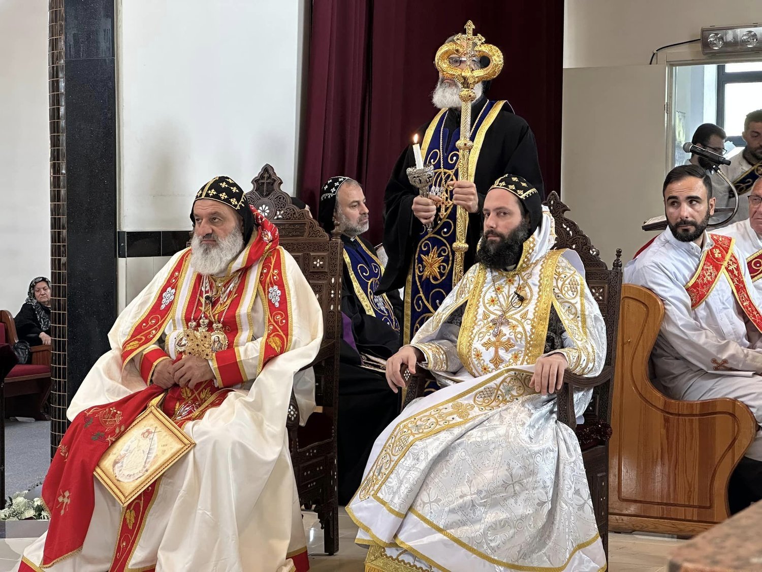 His Holiness Patriarch Mor Ignatius Aphrem II Celebrates the Holy Qurobo at Mor Yacoub Nsibinoyo Cathedral in Södertalje