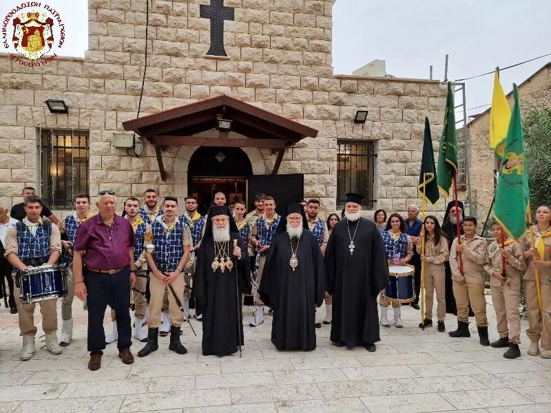 His Beatitude Patriarch Theophilos III Celebrates the Divine Liturgy in the Community of Turan