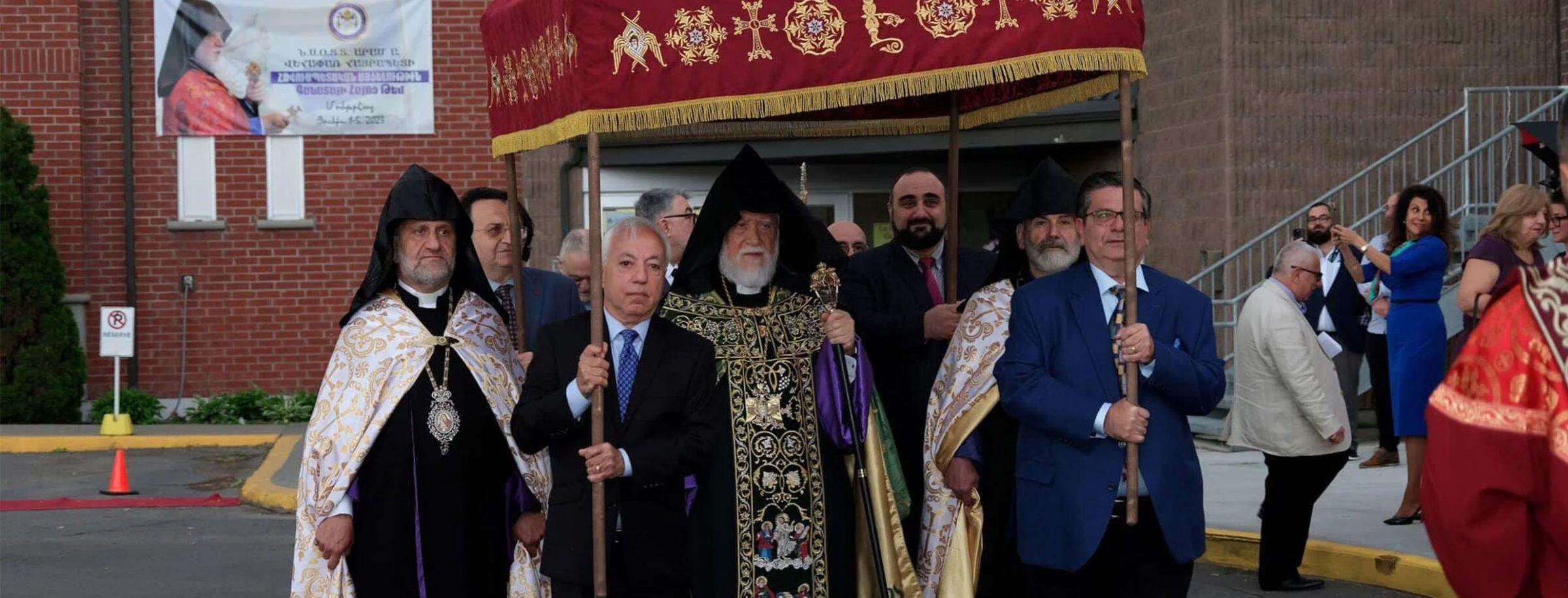 His Holiness Catholicos Aram I Addresses the Faithful at the Sourp Hagop Church in Montreal