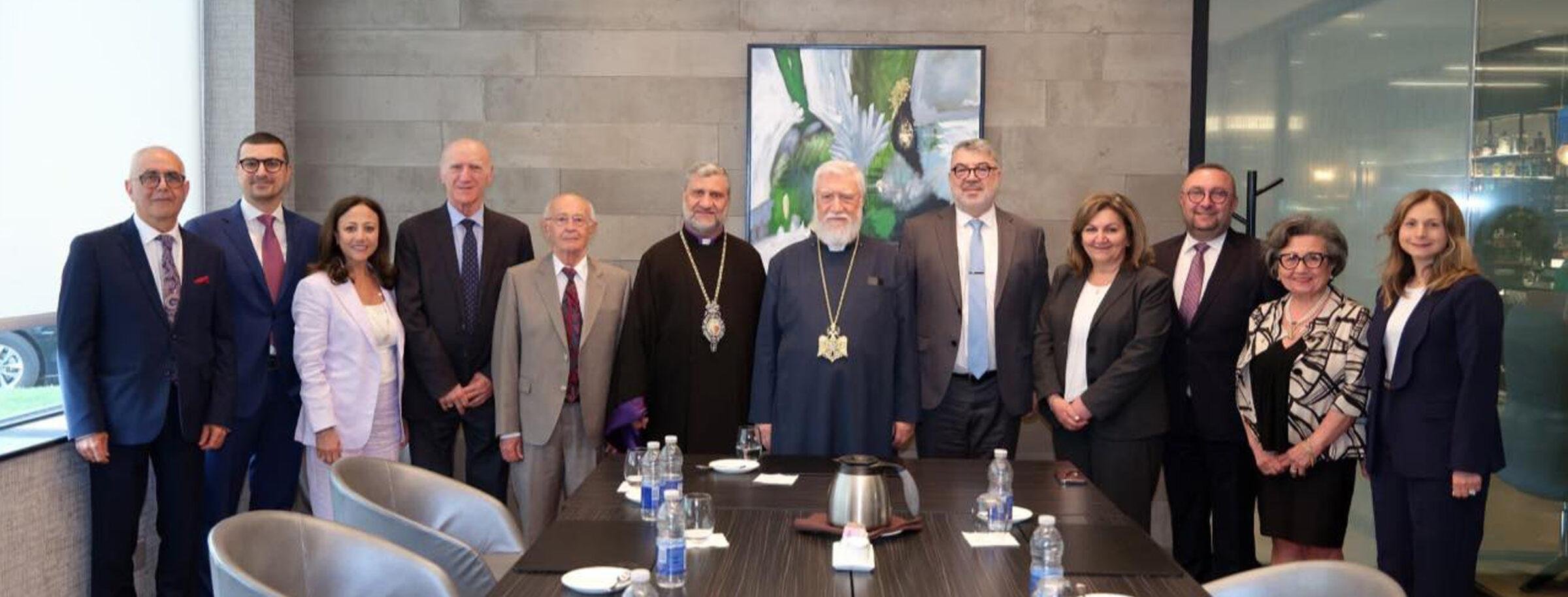 The Executive Council of the Armenian Prelacy of Canada Meet With His Holiness Catholicos Aram I
