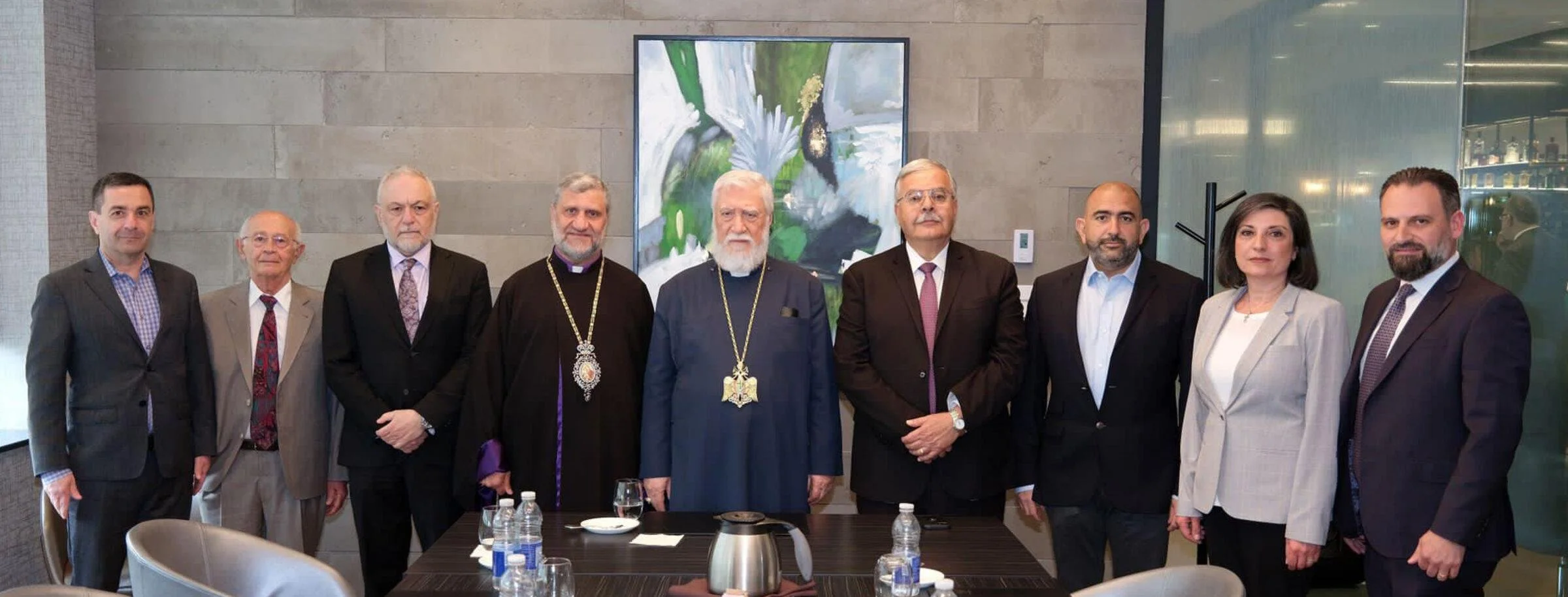 The ARF Bureau and ARF Central Committee of Canada Meet With His Holiness Catholicos Aram I