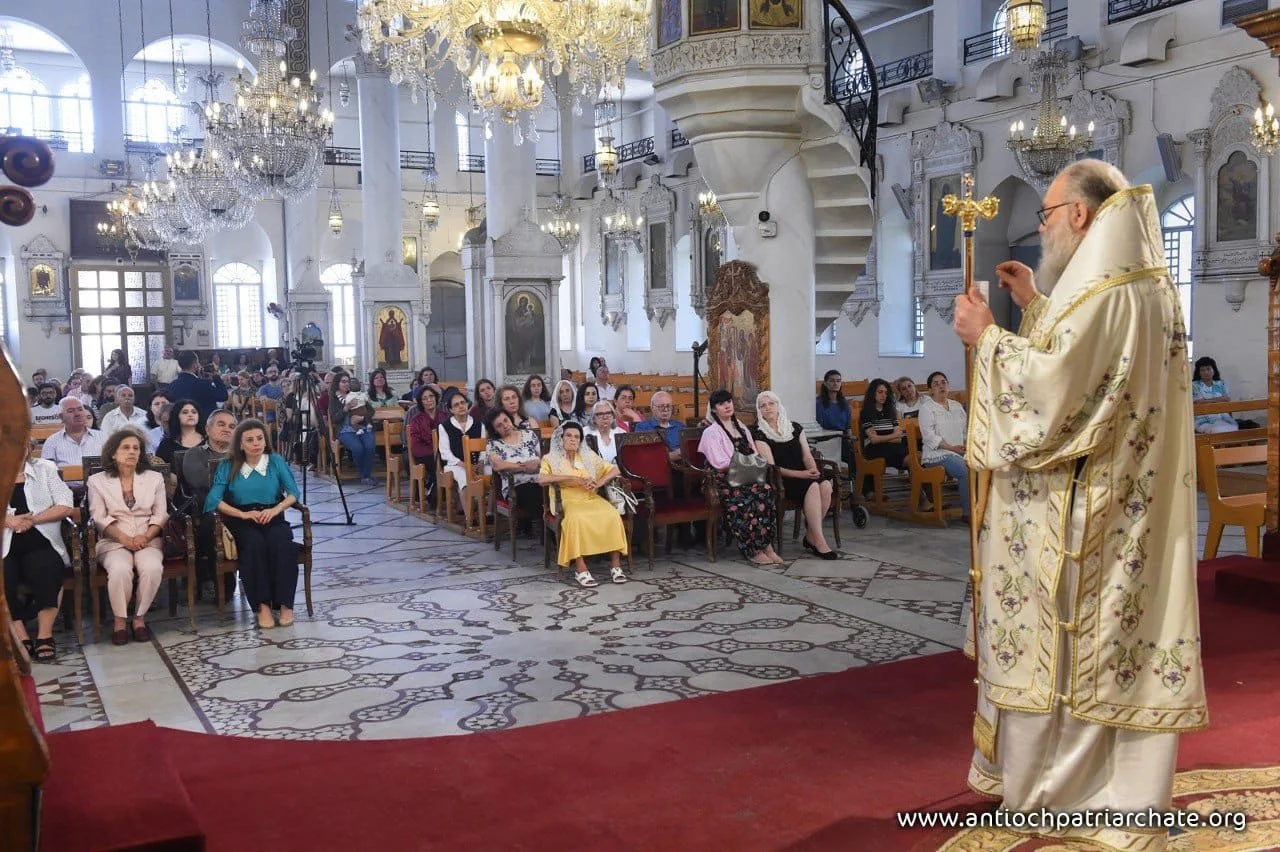 غبطة البطريرك يوحنّا العاشر يترأّس قدّاس أحد العنصرة في الكاتدرائيّة المريميّة في دمشق