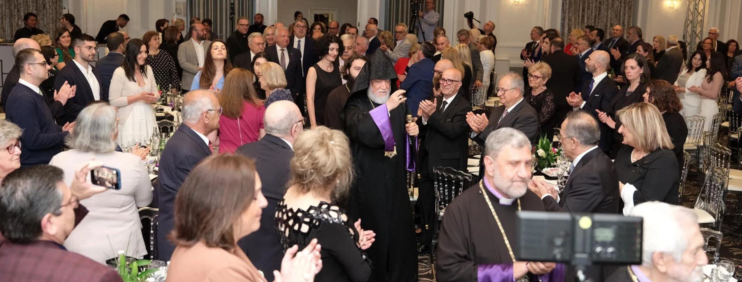 An Official Banquet in Honor Of His Holiness Catholicos Aram I in Montreal