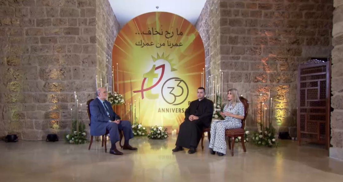 فيديو - الأمين العام لمجلس كنائس الشرق الأوسط البروفسور د. ميشال عبس ضيفًا في حلقة خاصّة لمناسبة العيد الـ33 لتأسيس تيلي لوميار ونورسات