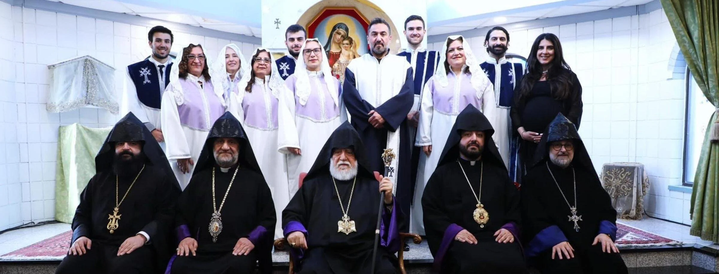 His Holiness Catholicos Aram I Visits St. Nshan Church in Cambridge