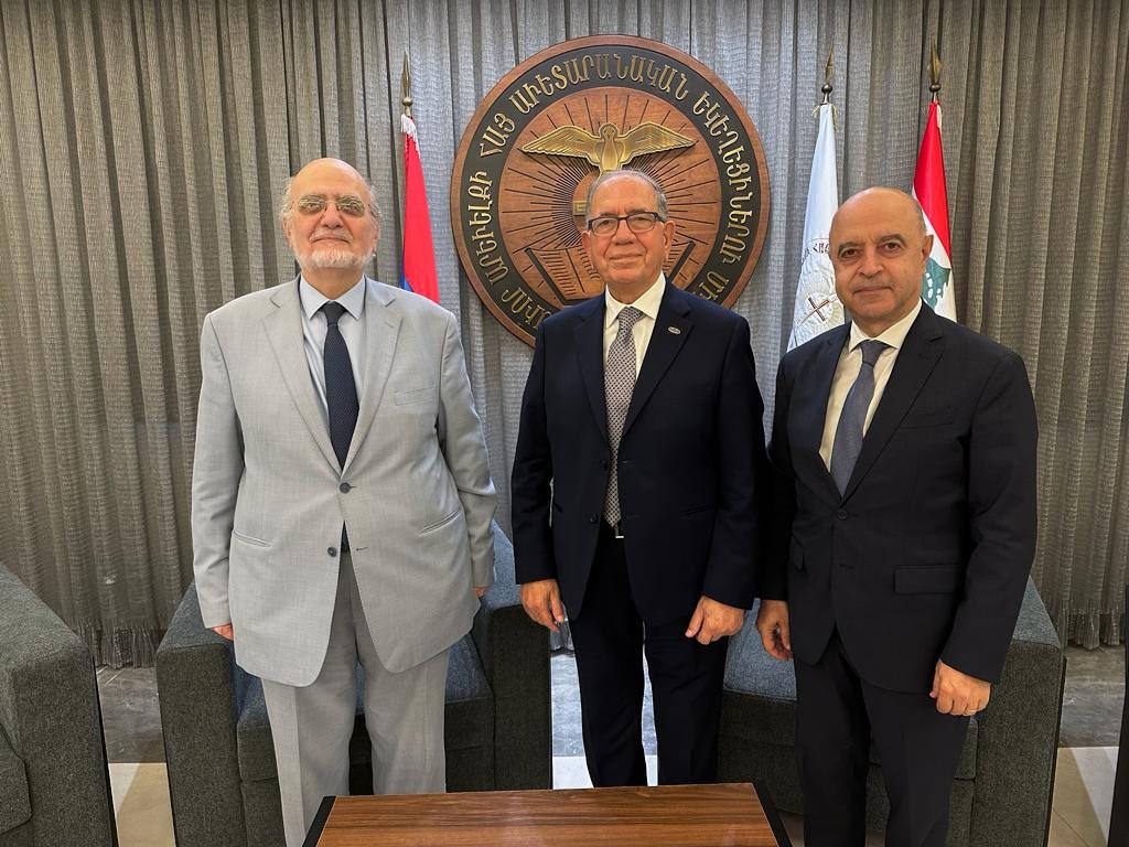 MECC Secretary General Dr. Michel Abs Attends an Honorary Reception for CEO of Armenian Missionary Association of America Mr. Zaven Khanjian